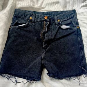 Wrangler dustressed shorts vintage